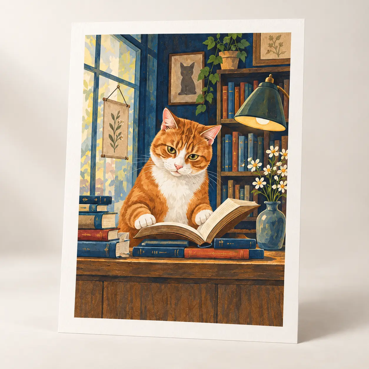 Art prints featuring The Bookshop Assistant