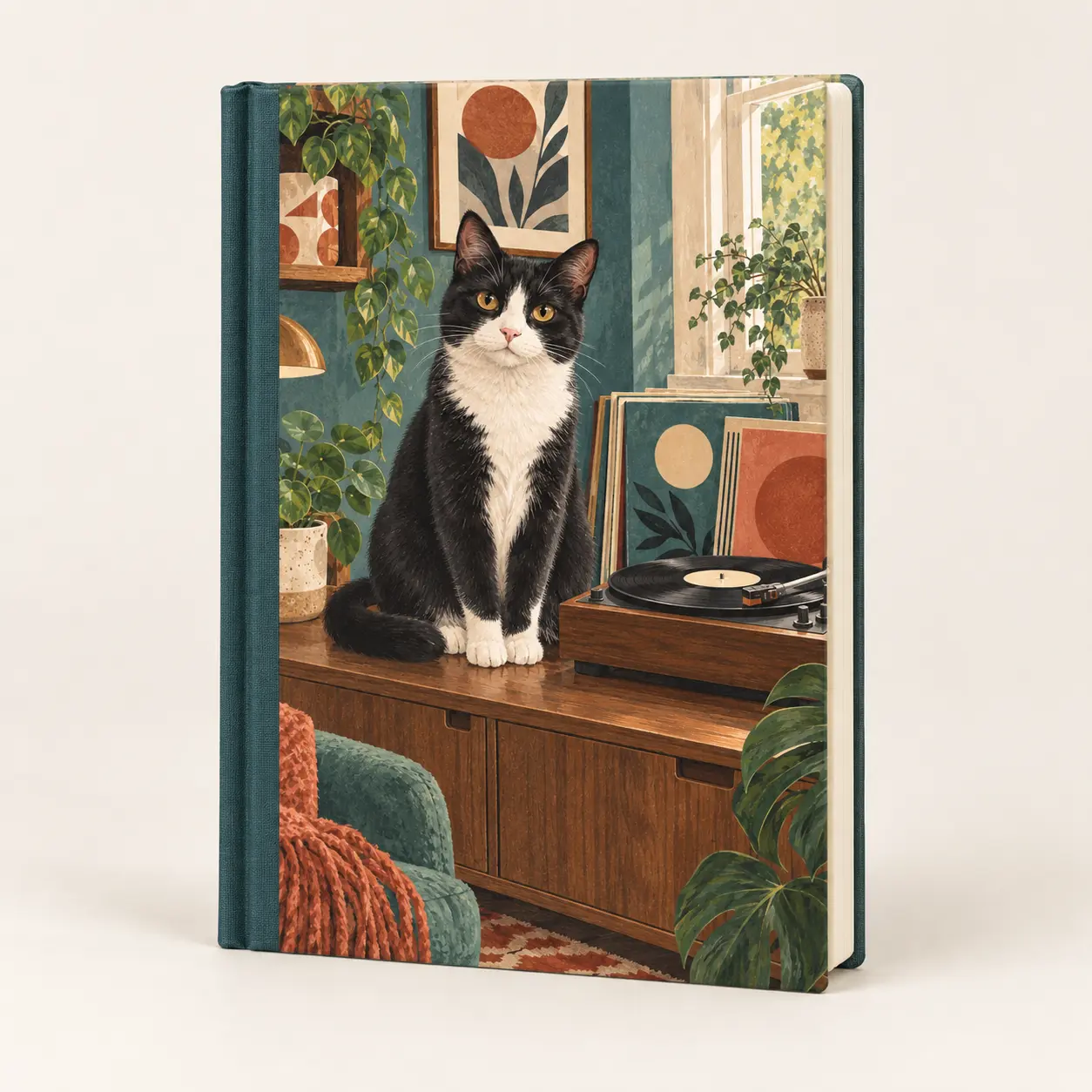 The Record Collector — Hardback notebook